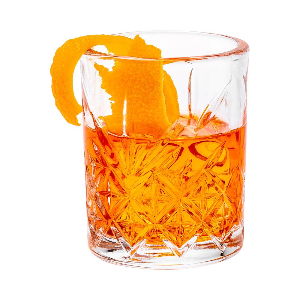 restaurantware Timeless 2 oz Etched Shot Glass - 2" x 2" x 2 1/2" - 60 count box