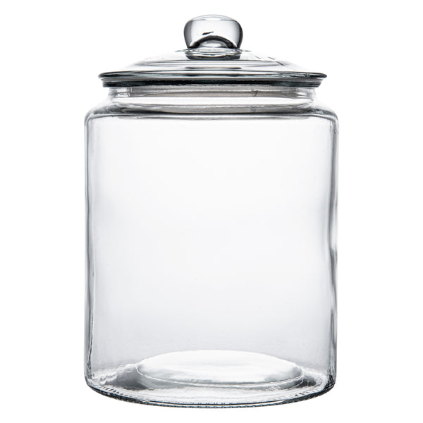 Restaurantware Vetri 1.5 Gal Glass Storage Jar - With Glass Lid - 7 3/4" X 7 3/4" X 10 3/4" - 1 Count Box
