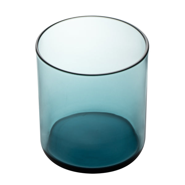 Restaurantware Vetri 10 Oz Blue Rocks / Old Fashioned Glass - 3 1/4" X 3 1/4" X 3 1/2" - 24 Count Box