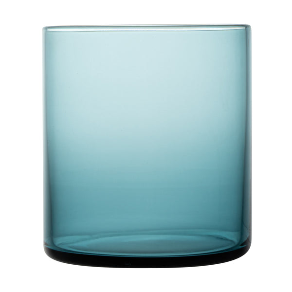 Restaurantware Vetri 10 Oz Blue Rocks / Old Fashioned Glass - 3 1/4" X 3 1/4" X 3 1/2" - 24 Count Box
