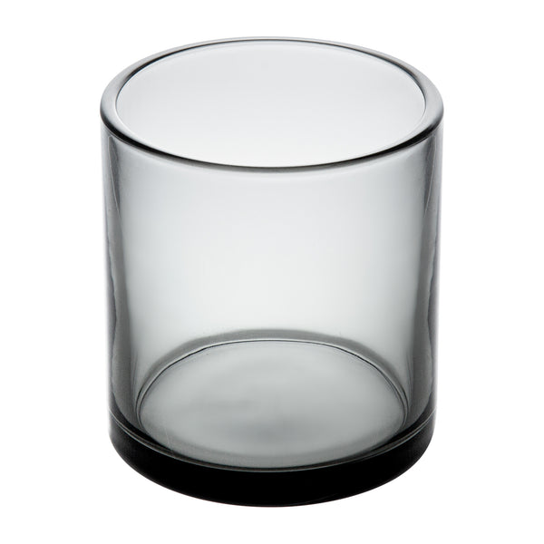 Restaurantware Vetri 10 Oz Gray Rocks / Old Fashioned Glass - 3 1/4" X 3 1/4" X 3 1/2" - 24 Count Box