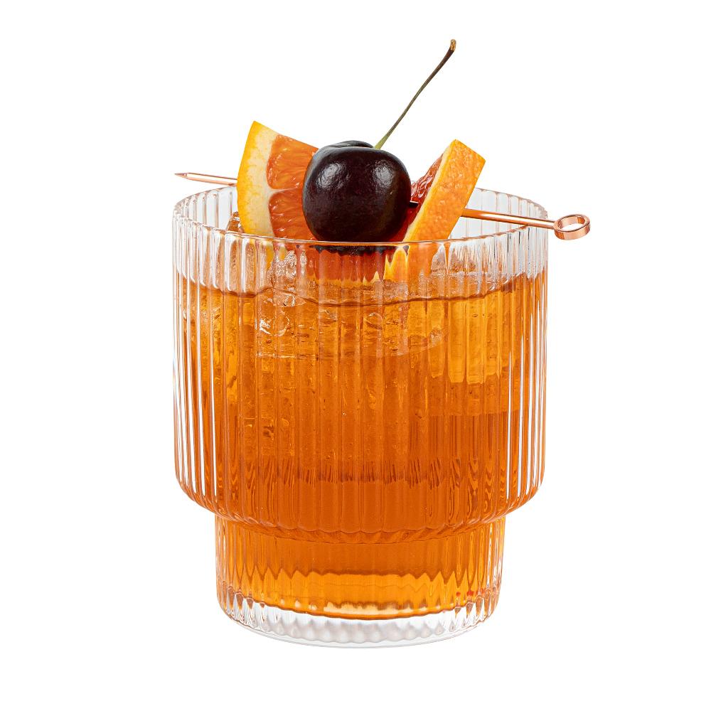restaurantware Vetri 10 oz Rocks / Old Fashioned Glass - 3 1/4" x 3 1/4" x 3 3/4" - 24 count box