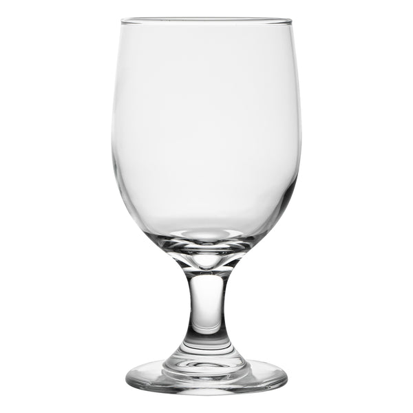 Restaurantware Vetri 12 Oz Water Goblet Glass - 2 3/4" X 2 3/4" X 6" - 24 Count Box