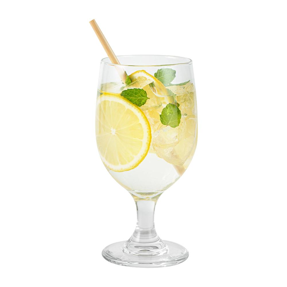 restaurantware Vetri 12 oz Water Goblet Glass - 2 3/4" x 2 3/4" x 6" - 24 count box