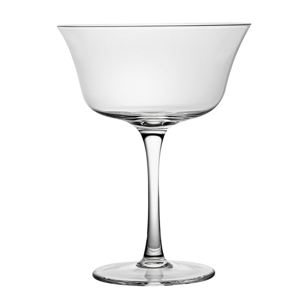 Restaurantware Vetri 13 Oz Flared Coupe Glass - 4 1/2" X 4 1/2" X 6" - 24 Count Box