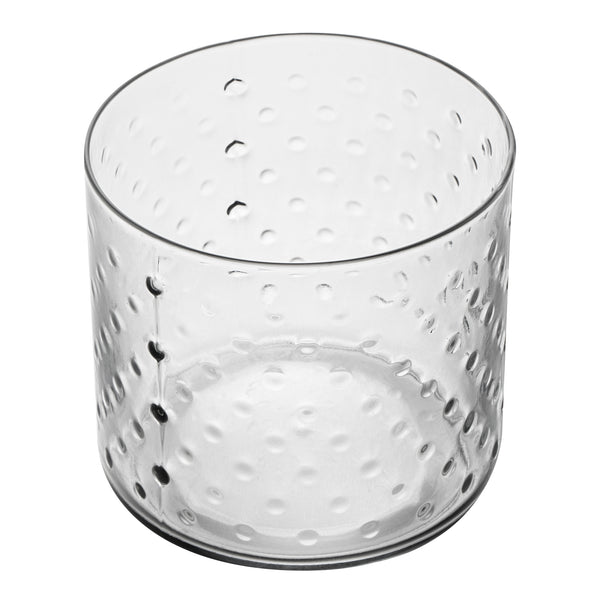 Restaurantware Vetri 13 Oz Hobnail Double Rocks Glass / Tumbler - 3 1/2" X 3 1/2" X 3 1/4" - 24 Count Box