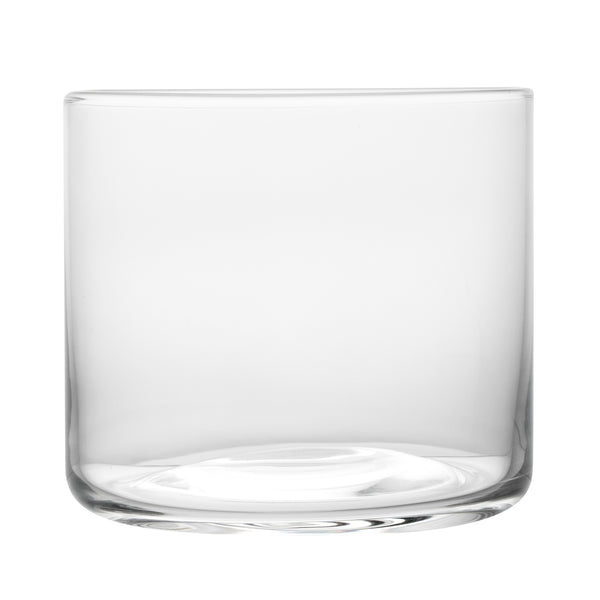 Restaurantware Vetri 13 Oz Spanish Double Rocks Glass / Tumbler - 3 1/2" X 3 1/2" X 3 1/4" - 24 Count Box