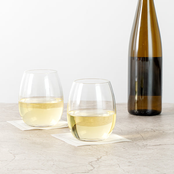 Restaurantware Vetri 15 Oz Stemless Wine Glass - 3 3/4" X 3 3/4" X 4 1/4" - 24 Count Box