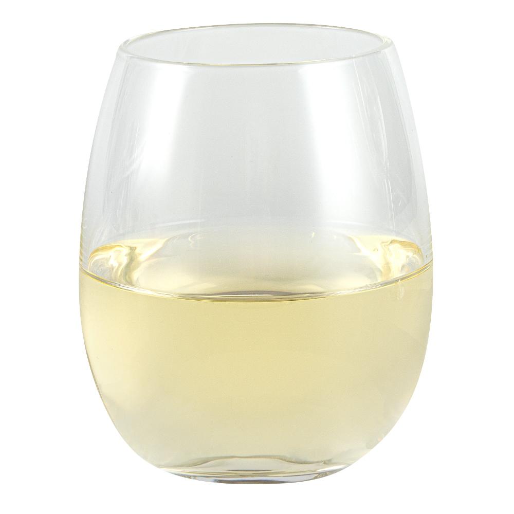 restaurantware Vetri 15 oz Stemless Wine Glass - 3 3/4" x 3 3/4" x 4 1/4" - 24 count box