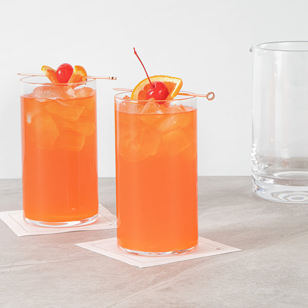 Restaurantware Vetri 16 Oz Beverage Glass - 3" X 3" X 5 1/2" - 24 Count Box