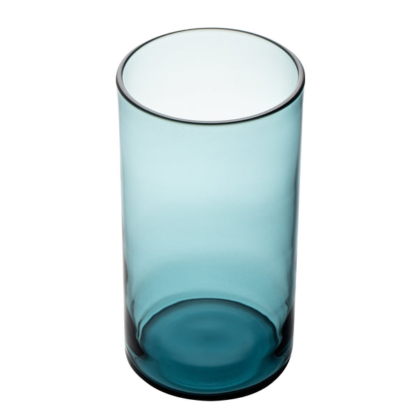 Restaurantware Vetri 16 Oz Blue Beverage Glass - 3" X 3" X 5 1/2" - 24 Count Box