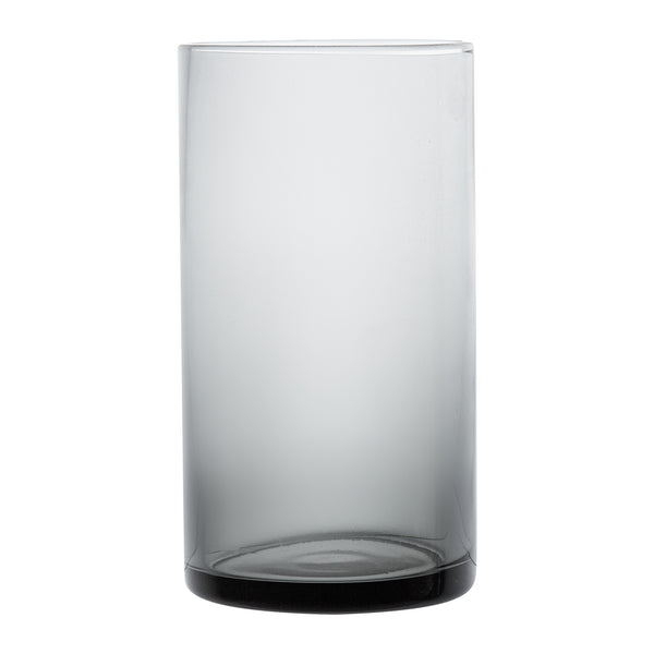 Restaurantware Vetri 16 Oz Gray Beverage Glass - 3" X 3" X 5 1/2" - 24 Count Box