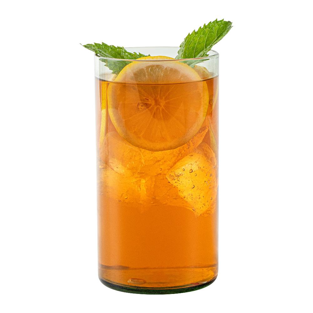 restaurantware Vetri 16 oz Green Beverage Glass - 3" x 3" x 5 1/2" - 24 count box