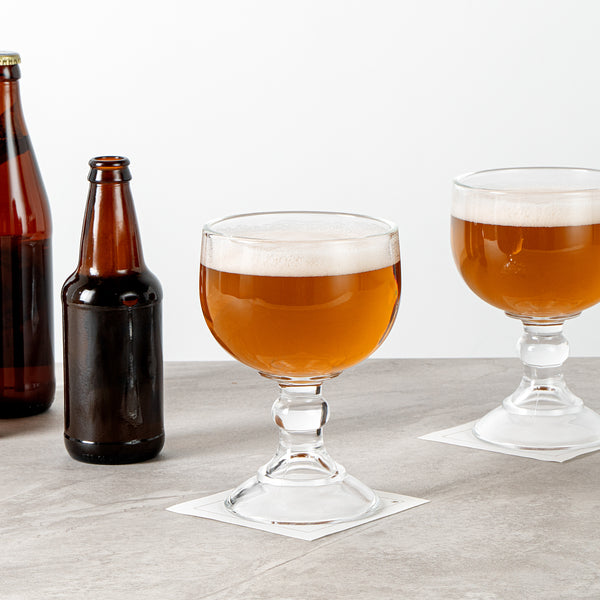Restaurantware Vetri 18 Oz Schooner Glass - 4 1/2" X 4 1/2" X 7" - 24 Count Box