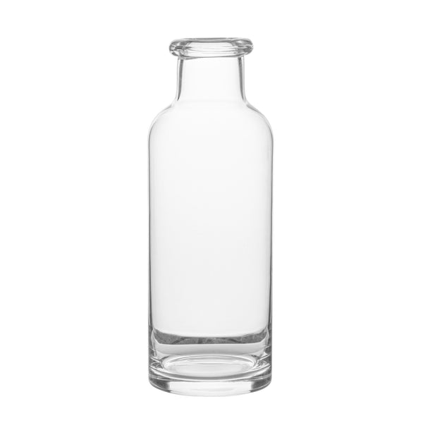 Restaurantware Vetri 40 Oz Glass Water Bottle - 3 1/2" X 3 1/2" X 9 3/4" - 24 Count Box