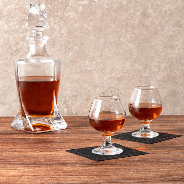 Restaurantware Vetri 6 Oz Brandy / Spirits Tasting Snifter Glass - 2" X 2" X 4 1/4" - 24 Count Box