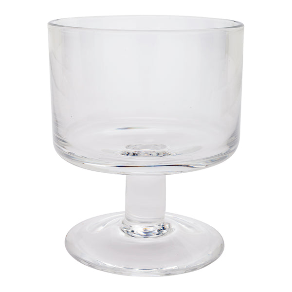 Restaurantware Vetri 6 Oz Round Glass Parfait Compote Bowl - 3" X 3" X 3 1/2" - 10 Count Box