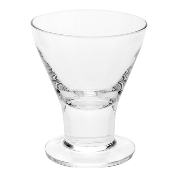Restaurantware Vetri 7 Oz Round Medium Martini Appetizer Glass - 3 1/2" X 3 1/2" X 4 1/4" - 10 Count Box