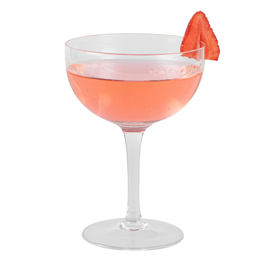 restaurantware Vetri 8 oz Coupe Cocktail Glass - 3 3/4" x 3 3/4" x 5 1/4" - 24 count box