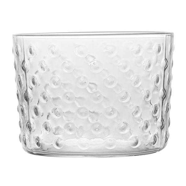 Restaurantware Vetri 8 Oz Hobnail Rocks Glass / Tumbler - 3 1/4" X 3 1/4" X 2 1/2" - 24 Count Box