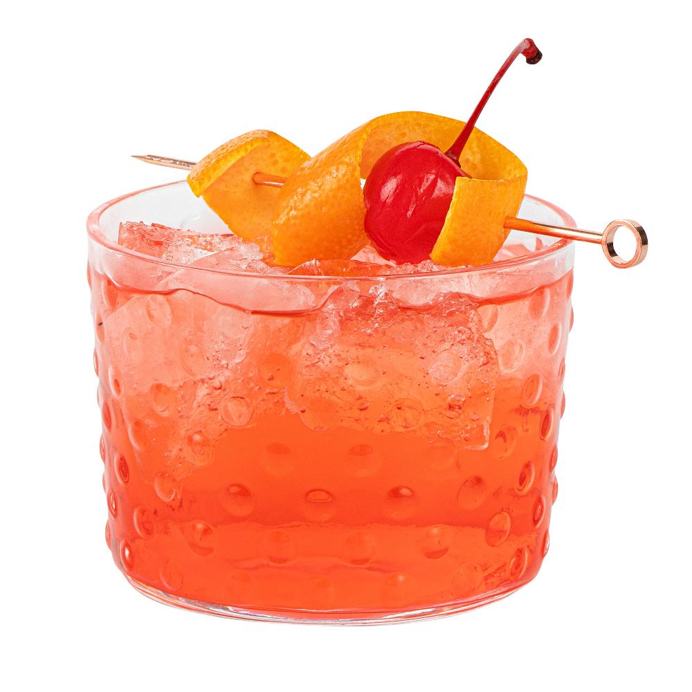 restaurantware Vetri 8 oz Hobnail Rocks Glass / Tumbler - 3 1/4" x 3 1/4" x 2 1/2" - 24 count box