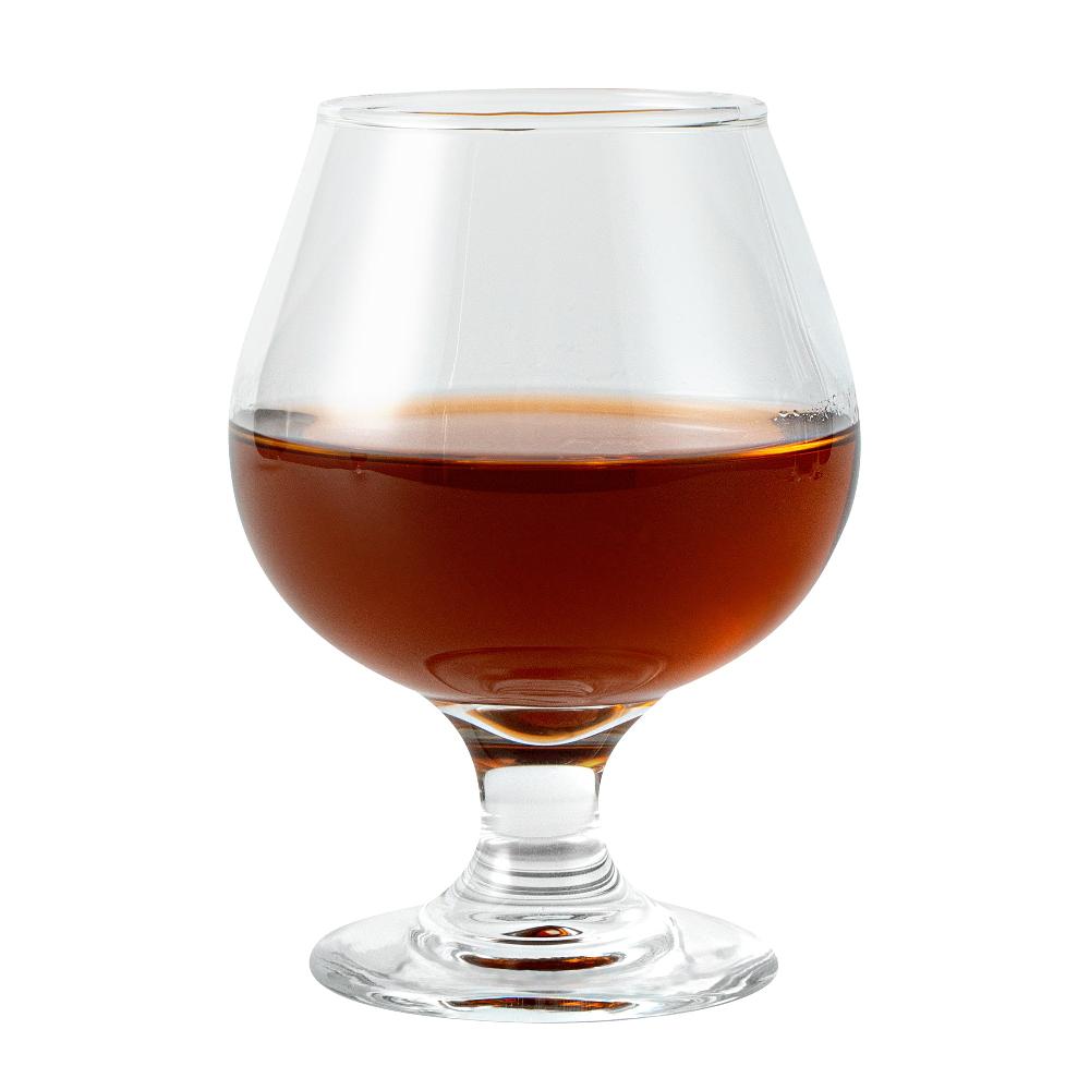 restaurantware Vetri 9 oz Brandy Snifter Glass - 2 1/4" x 2 1/4" x 4 1/2" - 24 count box