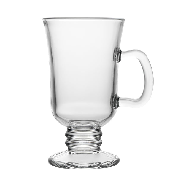 Restaurantware Vetri 9 Oz Irish Coffee Mug Glass - 4 1/4" X 3" X 5 1/2" - 24 Count Box