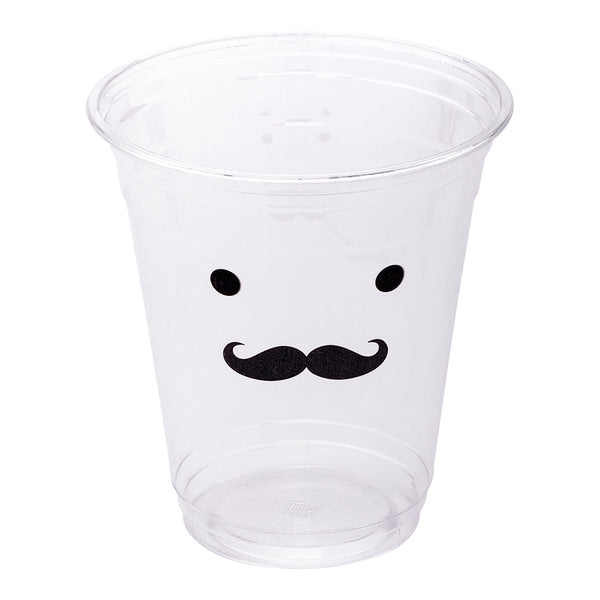 Restaurantware Visage 12 Oz Clear Plastic Cup - Monsieur - 3 3/4" X 3 3/4" X 4" - 1000 Count Box