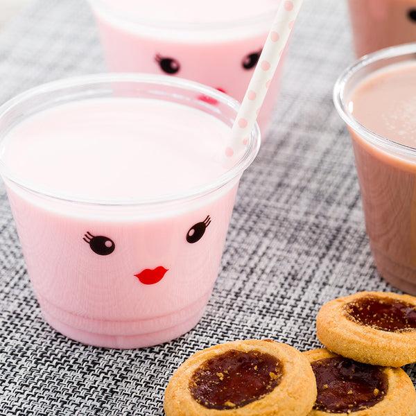 Restaurantware Visage 9 Oz Clear Plastic Cup - Madame - 3 3/4" X 3 3/4" X 2 3/4" - 1000 Count Box