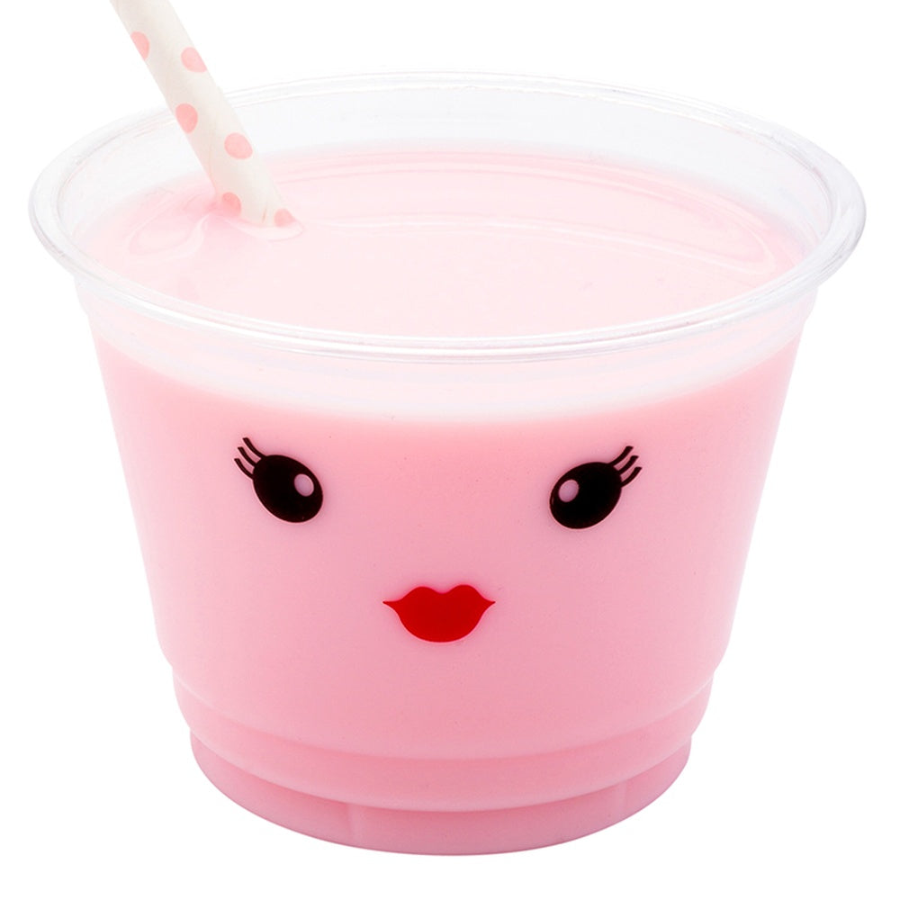 restaurantware Visage 9 oz Clear Plastic Cup - Madame - 3 3/4" x 3 3/4" x 2 3/4" - 1000 count box