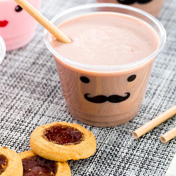 Restaurantware Visage 9 Oz Clear Plastic Cup - Monsieur - 3 3/4" X 3 3/4" X 2 3/4" - 1000 Count Box