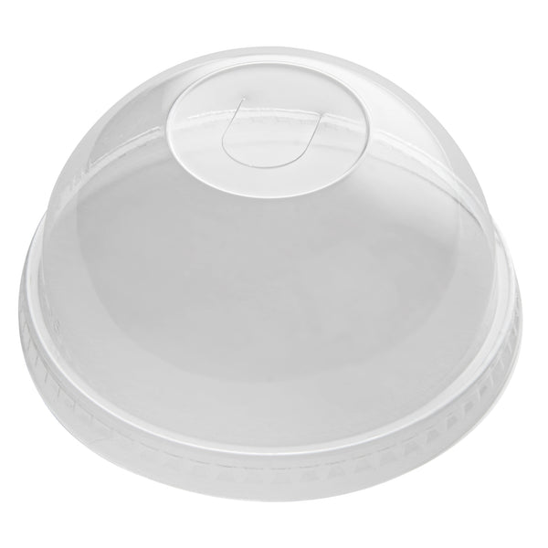 Restaurantware Visage Round Clear Plastic Dome Lid - Fits 9 12 And 16 Oz - 1000 Count Box