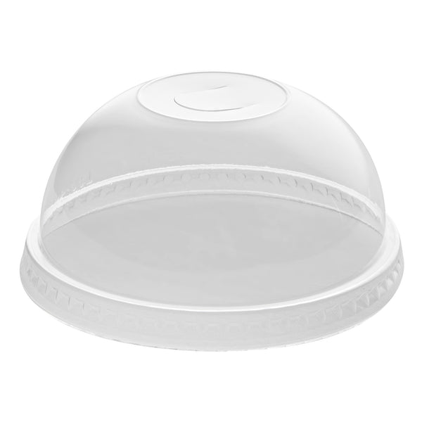 Restaurantware Visage Round Clear Plastic Dome Lid - Fits 9 12 And 16 Oz - 1000 Count Box