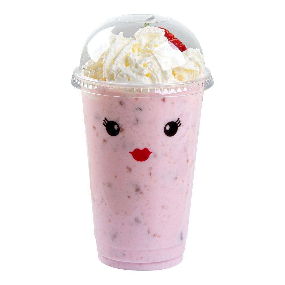 restaurantware Visage Round Clear Plastic Dome Lid - Fits 9 12 and 16 oz - 1000 count box