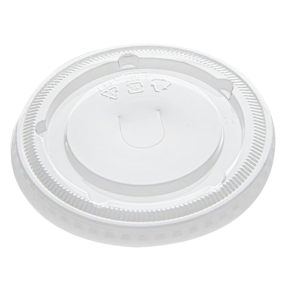 Restaurantware Visage Round Clear Plastic Flat Lid - Fits 9 12 And 16 Oz - 1000 Count Box
