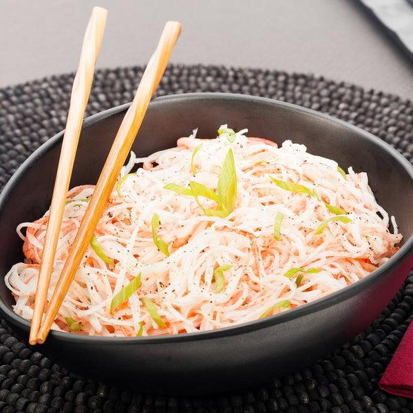 Restaurantware Voga 44 Oz Round Black Melamine Freeform Large Bowl - Japonais Black Stone - 9 1/2" X 7 3/4" X 3 1/2" - 2 Count Box