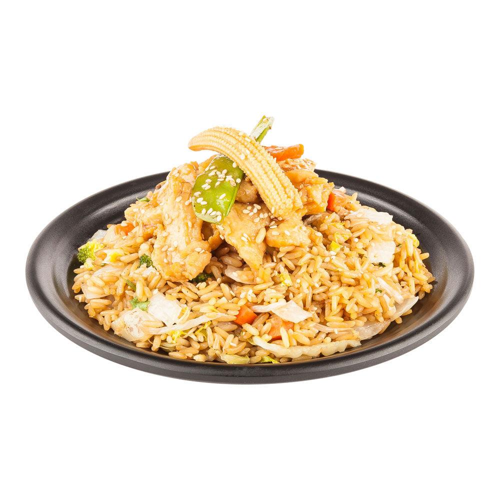 restaurantware Voga Round Black Melamine Large Plate - Japonais Black Stone - 12" x 12" x 1 1/4" - 10 count box