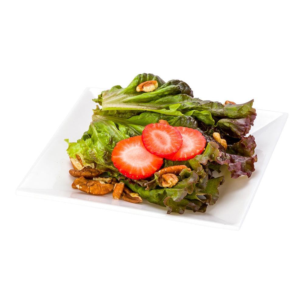 restaurantware Voga Square White Melamine Small Plate - Classic - 6" x 6" x 3/4" - 4 count box