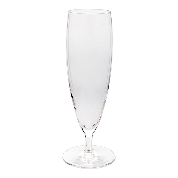 Restaurantware Voglia Nude 13 Oz Stemmed Pilsner Beer Glass - Crystal - 2 1/2" X 2 1/2" X 8 1/2" - 12 Count Box