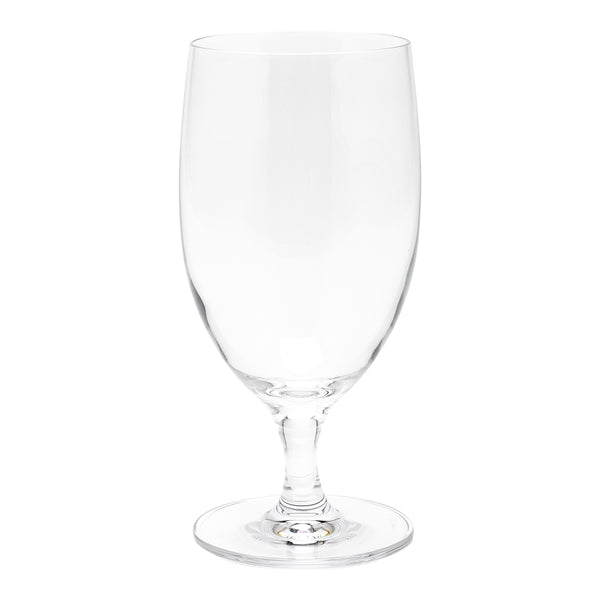 Restaurantware Voglia Nude 14 Oz Water Goblet Glass - Crystal - 3" X 3" X 6 1/2" - 12 Count Box