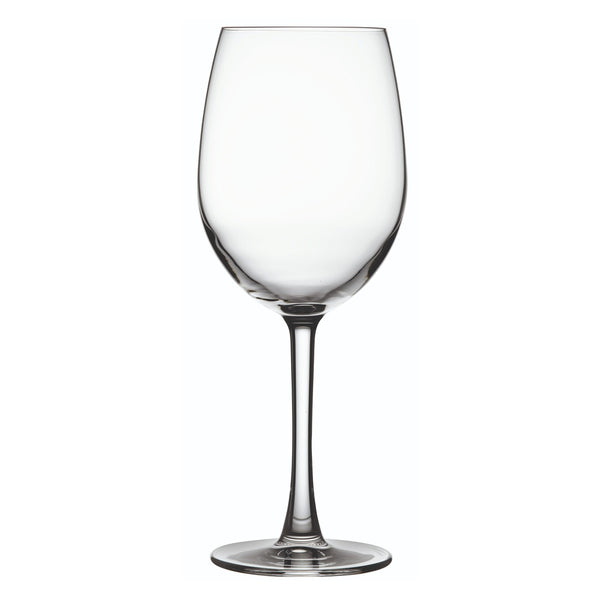 Restaurantware Voglia Nude 16 Oz Pinot Noir And Burgundy Wine Glass - Crystal All-Purpose - 3 1/4" X 3 1/4" X 8 3/4" - 12 Count Box