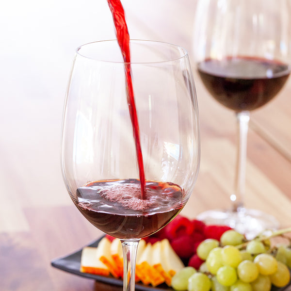 Restaurantware Voglia Nude 25 Oz Bordeaux Wine Glass - Crystal All-Purpose - 4" X 4" X 10 1/4" - 12 Count Box