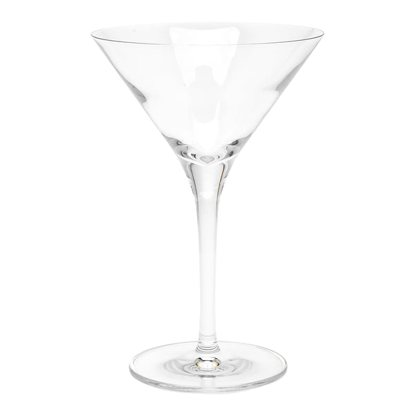 Restaurantware Voglia Nude 8 Oz Cocktail Martini Glass - Crystal - 4 1/2" X 4 1/2" X 6 3/4" - 12 Count Box