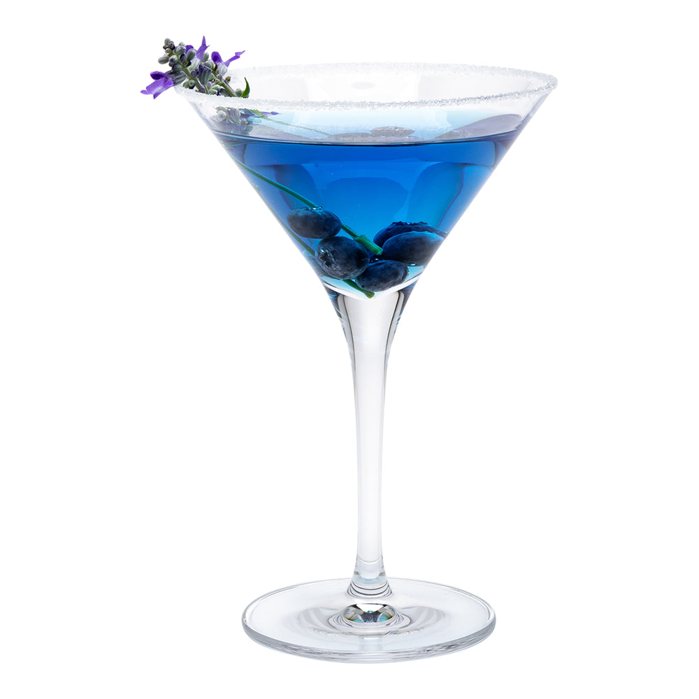 restaurantware Voglia Nude 8 oz Cocktail Martini Glass - Crystal - 4 1/2" x 4 1/2" x 6 3/4" - 12 count box