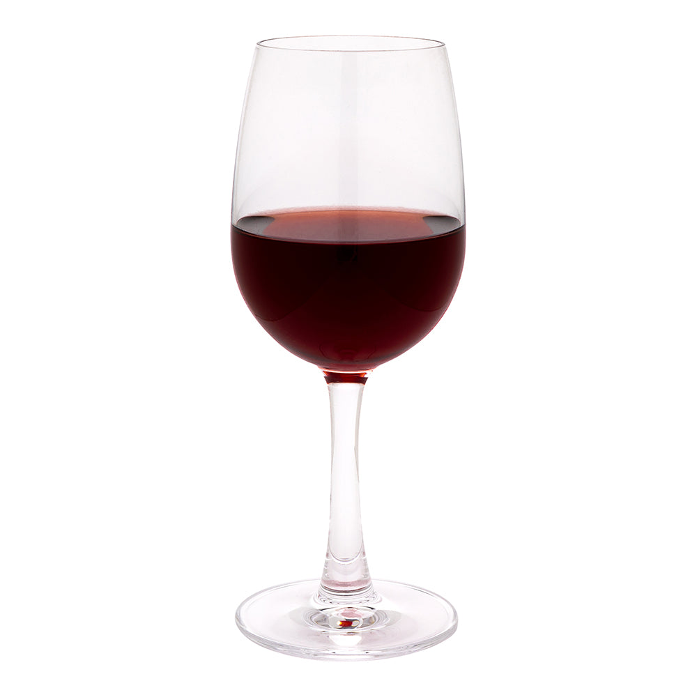 restaurantware Voglia Nude 9 oz Dessert and Port Wine Glass - Crystal - 2 3/4" x 2 3/4" x 7" - 12 count box