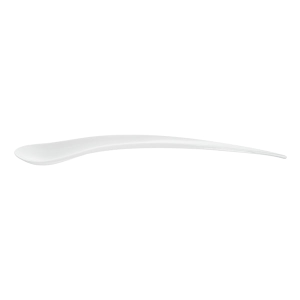 Restaurantware White Plastic Deco Party Spoon - 8" - 500 Count Box