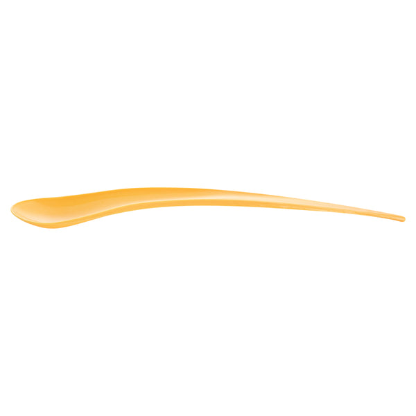 Restaurantware Yellow Plastic Deco Party Spoon - 8" - 500 Count Box