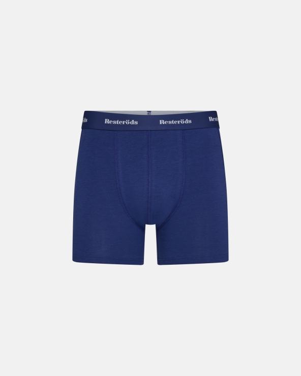 Resteröds Boxers 'extra Length' 3-pack | Bamboo Viscose | Black/navy/blue