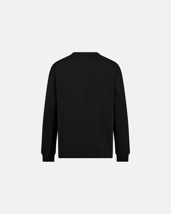 Resteröds Long-sleeved T-shirt "ted" | 100% Cotton | Black