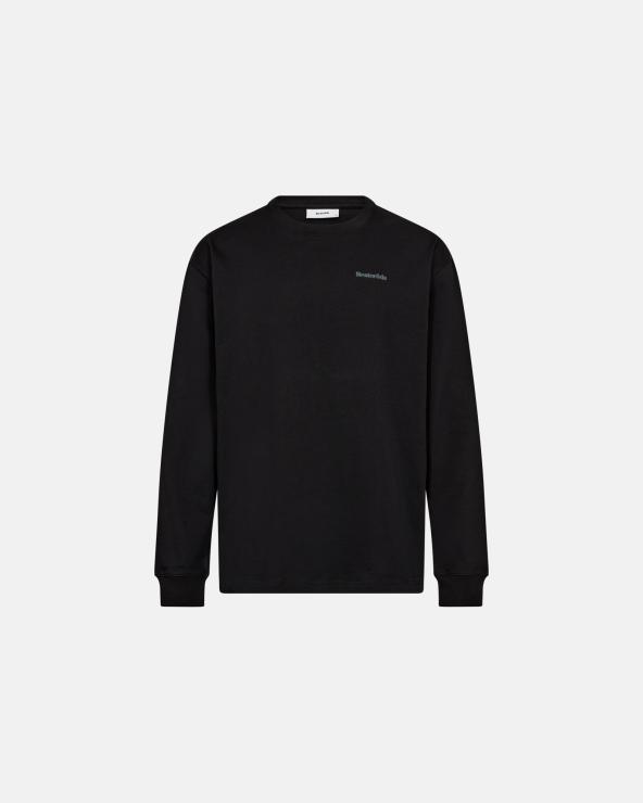 resteröds Long-sleeved T-shirt "ted" | 100% cotton | Black